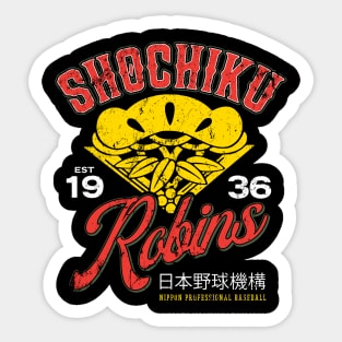 Shochiku Robins Sticker